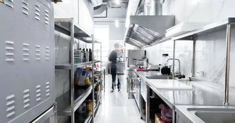 moderne gewerbliche küchenausstattung edelstahl