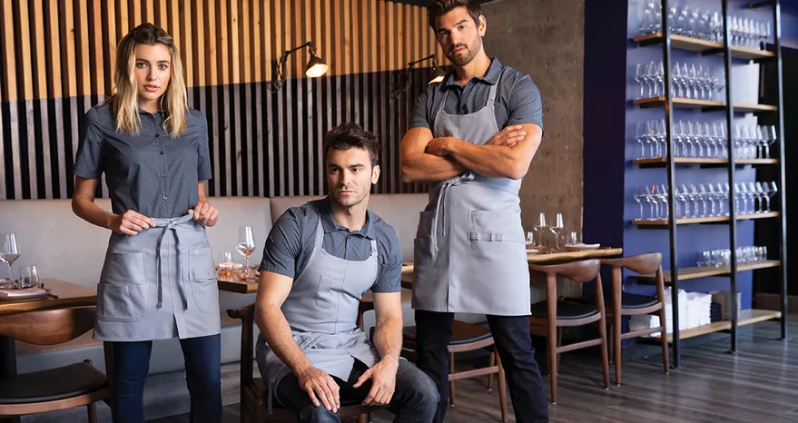 restaurantpersonal kochteam uniformen